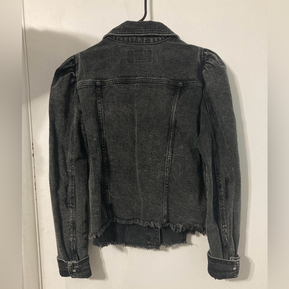 Torrid puff sleeve denim jacket - Picture 6 of 17